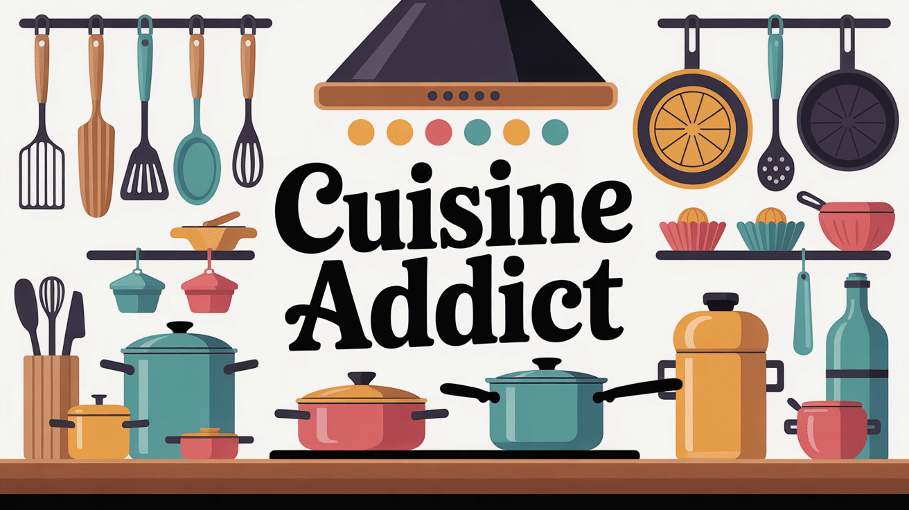 Cuisine addict cuisine moderne ustensiles professionnels éclatants