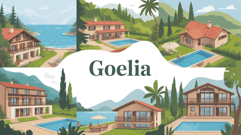 Illustration goelia residences vacances chalets appartements maisons
