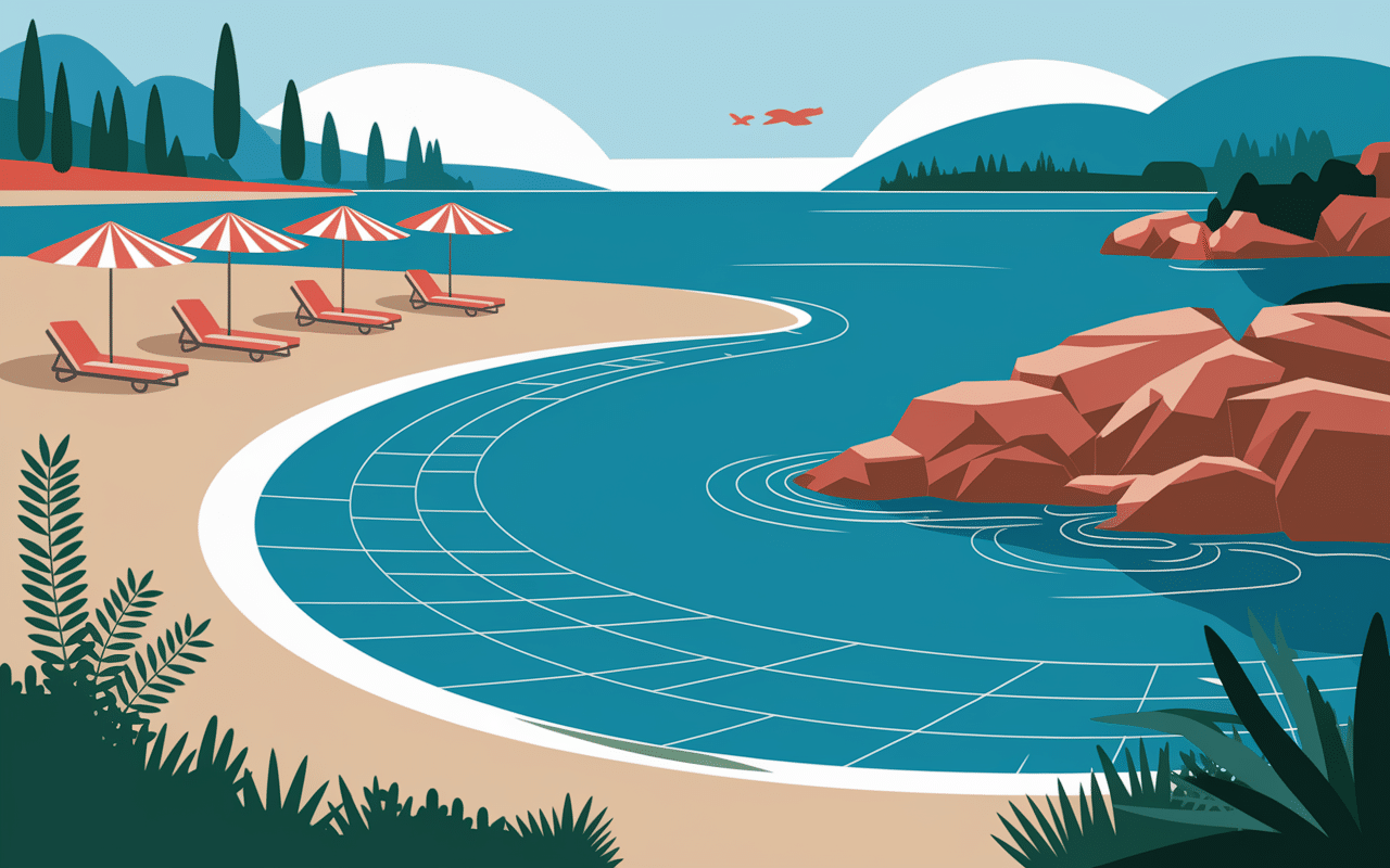 plages lac d'esparron sable fin galets criques sauvages