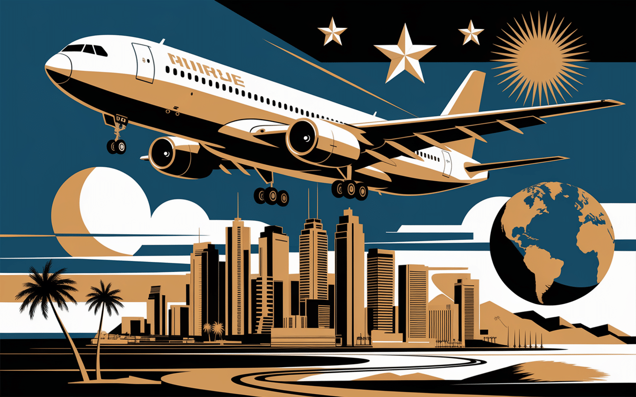 voyage dubai emirates holidays avion sur ville futuriste