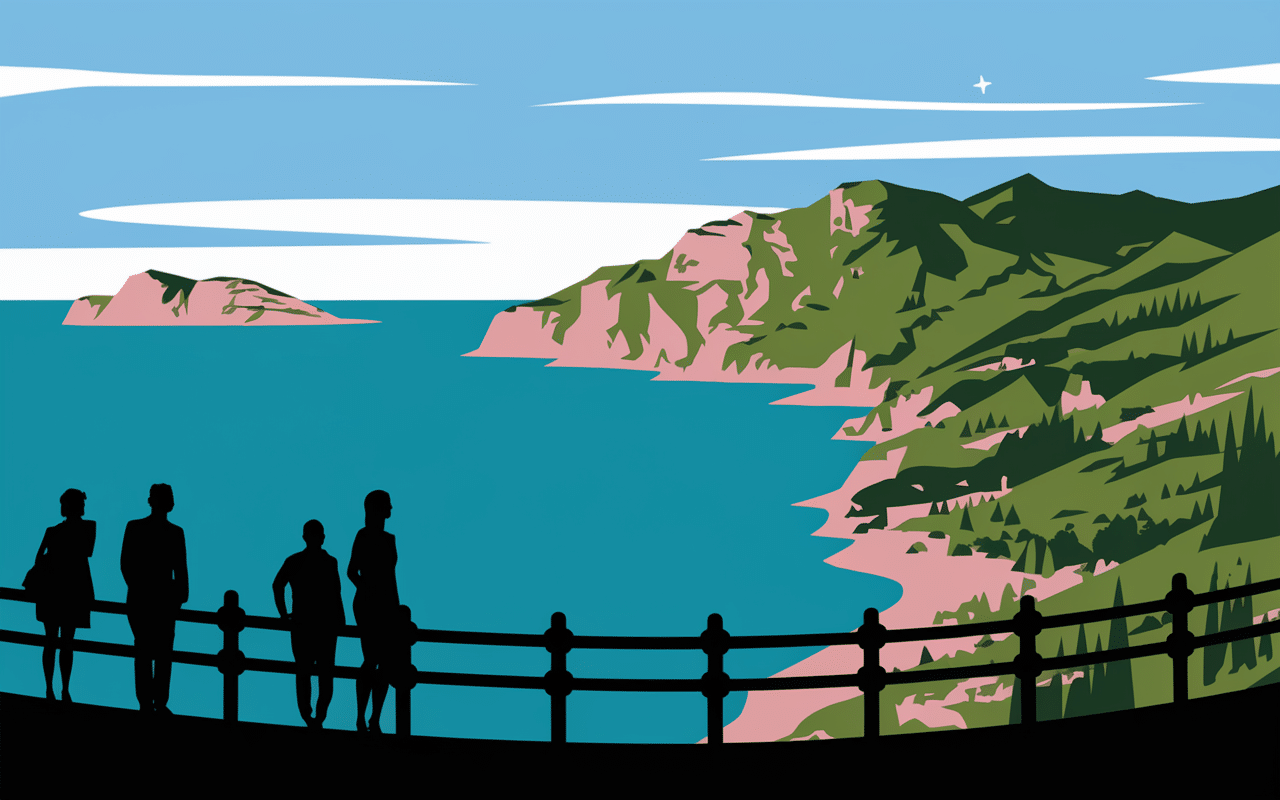 Panorama belvedere de la batterie sur Toulon