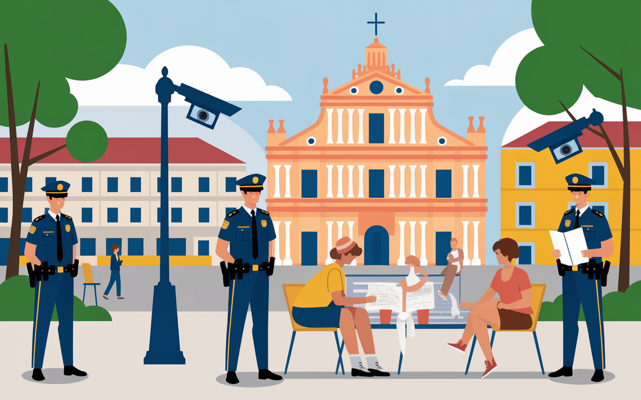 catane dangereux place police touristes