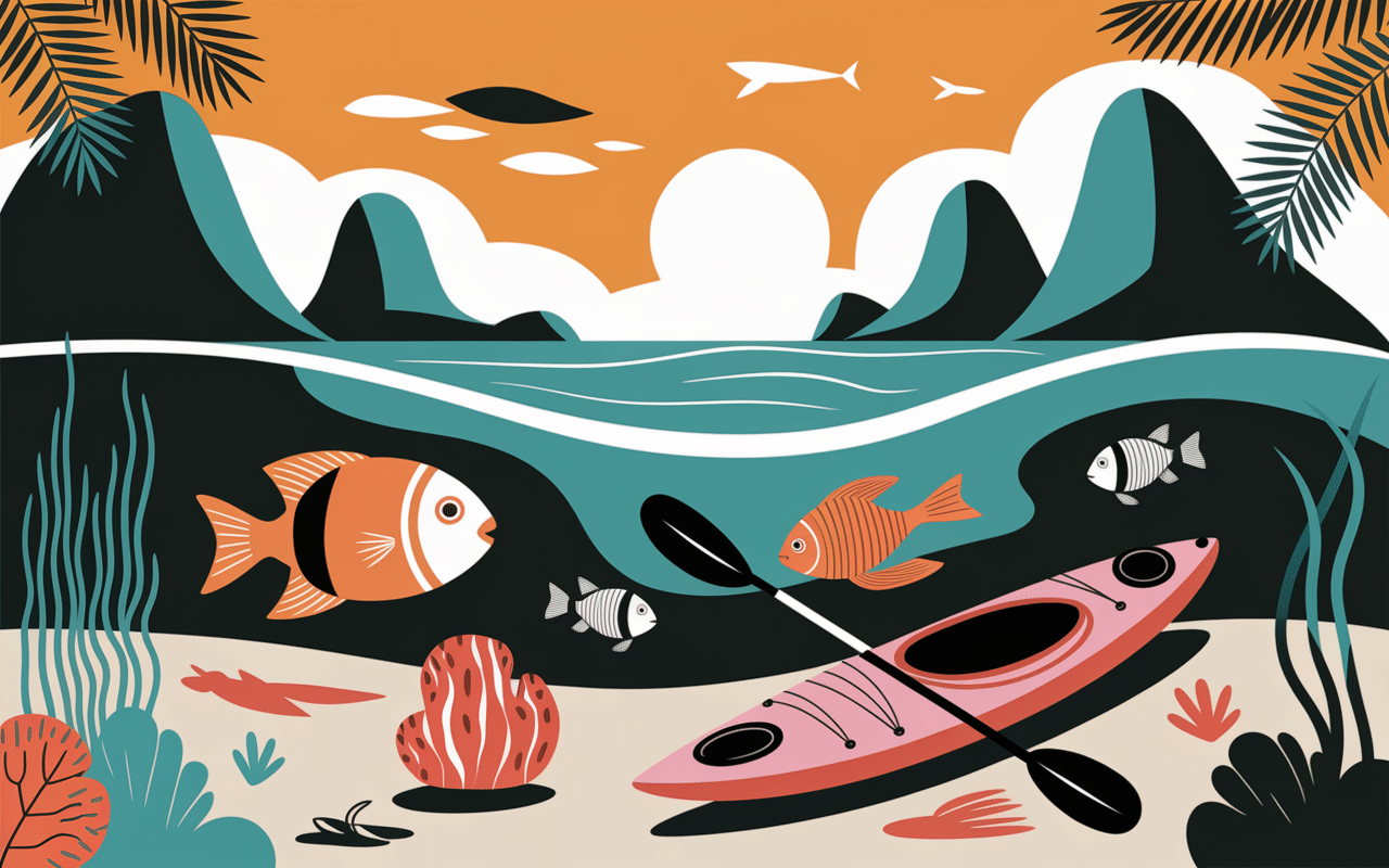 Plongée kayak ceningan lembongan lagon