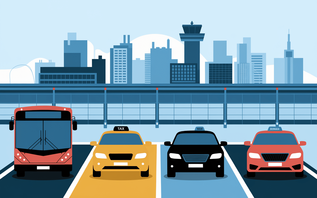 moyens de transport aeroport prague au centre ville bus taxi voiture