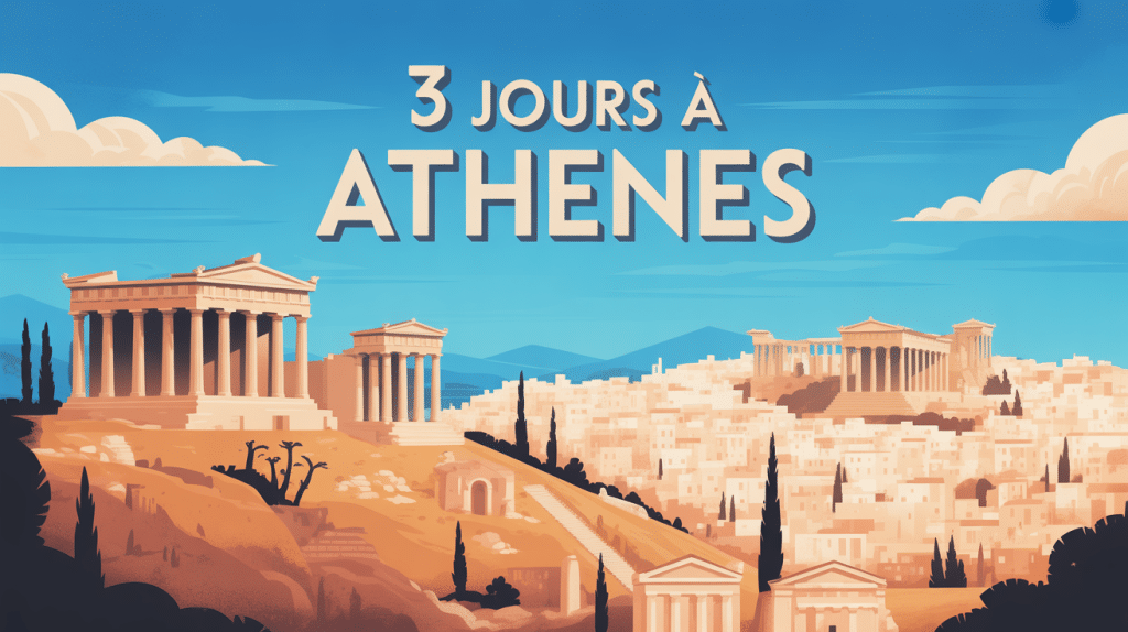 Vue panoramique visiter athènes en 3 jours