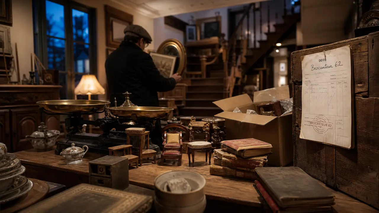Brocanteur 62 en maison ancienne, objets et devis pour débarras succession dans le Pas-de-Calais
